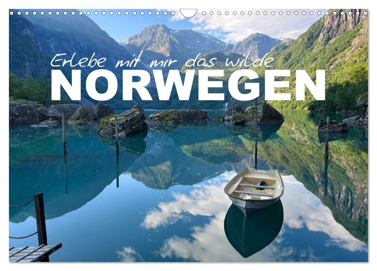 Produktbild: Erlebe mit mir das wilde Norwegen (Wandkalender 2026 DIN A3 quer), CALVENDO Monatskalender