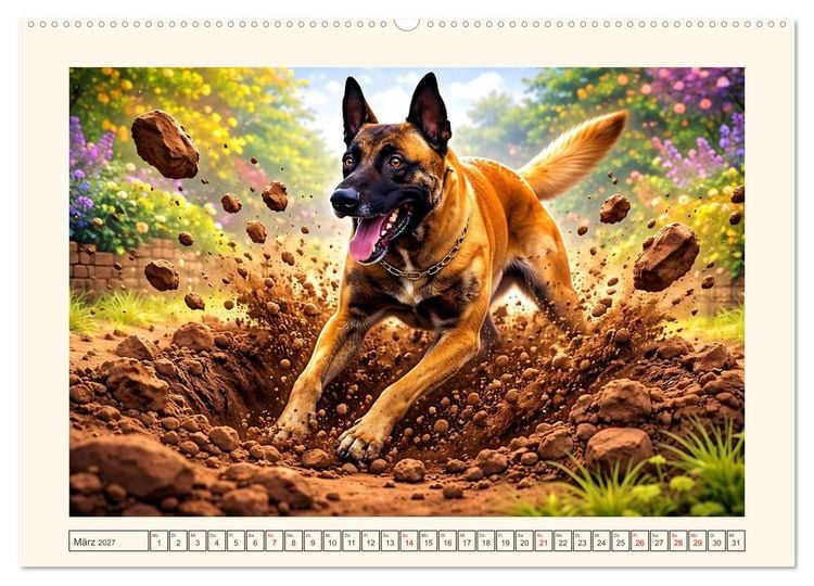 Produktbild: Aufgepasst (Wandkalender 2027 DIN A2 quer), CALVENDO Monatskalender