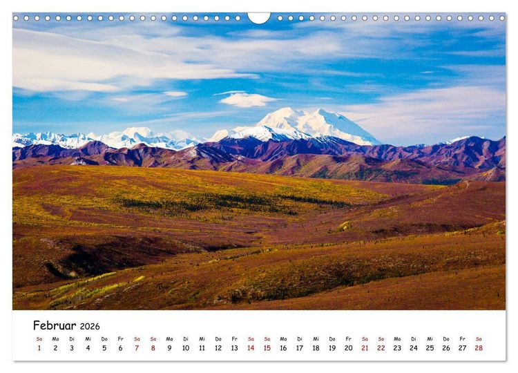 Produktbild: Alaska und Yukon, endlose Freiheit erleben (Wandkalender 2026 DIN A3 quer), CALVENDO Monatskalender