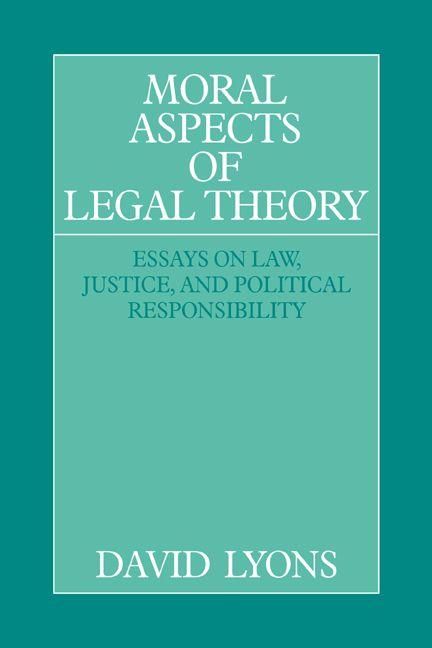 Produktbild: Moral Aspects of Legal Theory