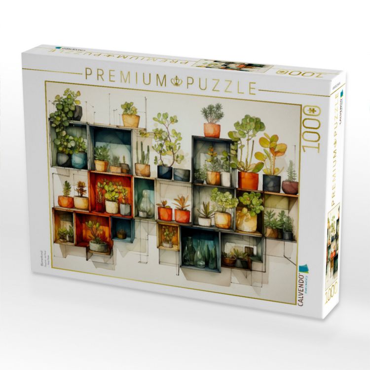 Produktbild: CALVENDO Puzzle Blumenkunst | 1000 Teile Lege-Gr&ouml;&szlig;e 64x48cm Foto-Puzzle f&uuml;r gl&uuml;ckliche Stunden