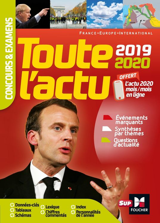 Produktbild: Toute l'actu 2019 - Concours & examens - Sujets et chiffres clefs de l'actualit&eacute; 2020