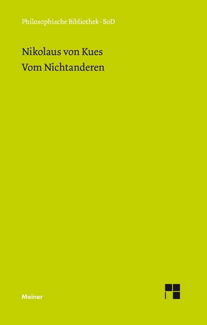 Produktbild: Vom Nichtanderen