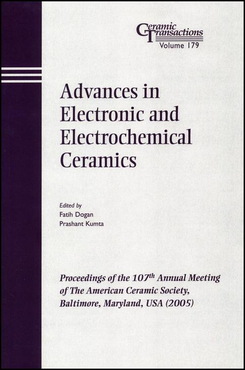 Produktbild: Advances in Electronic and Electrochemical Ceramics
