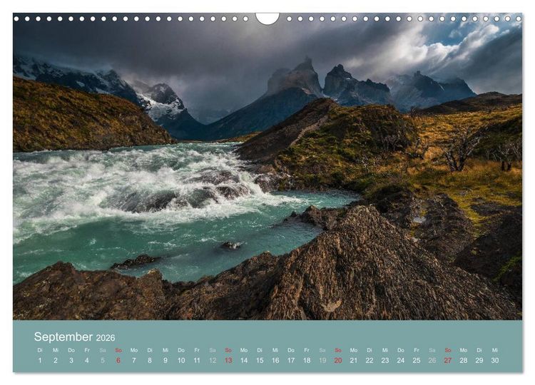 Produktbild: Patagonien-Land der Extreme (Wandkalender 2026 DIN A3 quer), CALVENDO Monatskalender