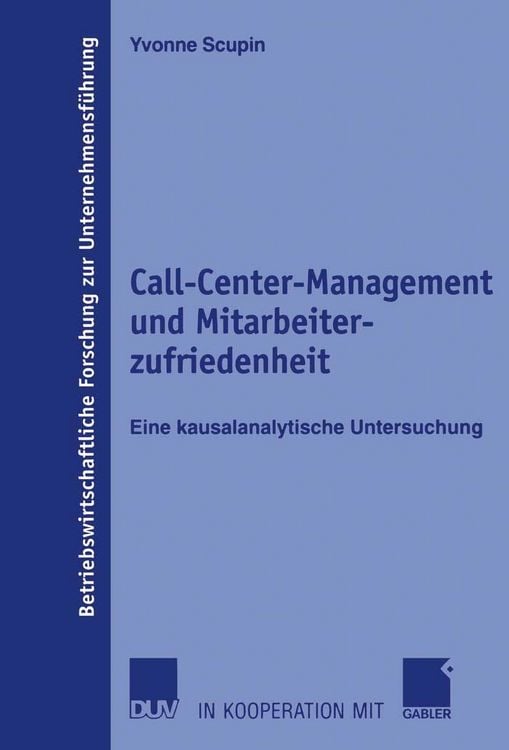 Produktbild: Call-Center-Management und Mitarbeiterzufriedenheit