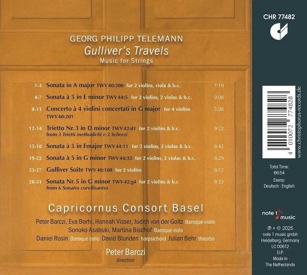 Produktbild: Georg Philipp Telemann: Gulliver s Travels - Works