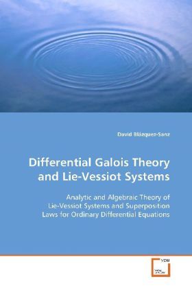 Produktbild: Bl&aacute;zquez-Sanz David: Differential Galois Theory and Lie-Vess