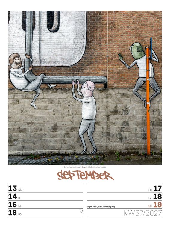 Produktbild: Street Art Wochenplaner Kalender 2027