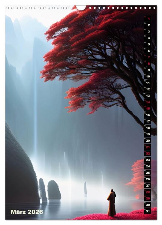 Produktbild: Fantastische Wanderungen (Wandkalender 2026 DIN A3 hoch), CALVENDO Monatskalender