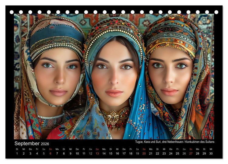 Produktbild: Im Palast des Sultans (Tischkalender 2026 DIN A5 quer), CALVENDO Monatskalender