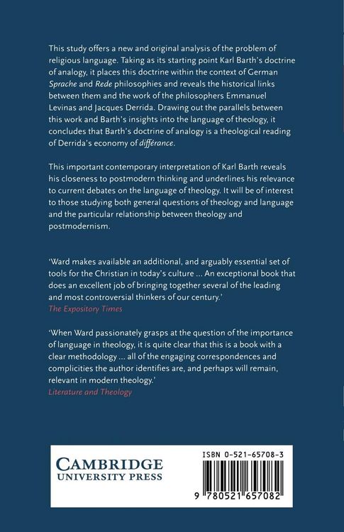Produktbild: Barth, Derrida and the Language of Theology