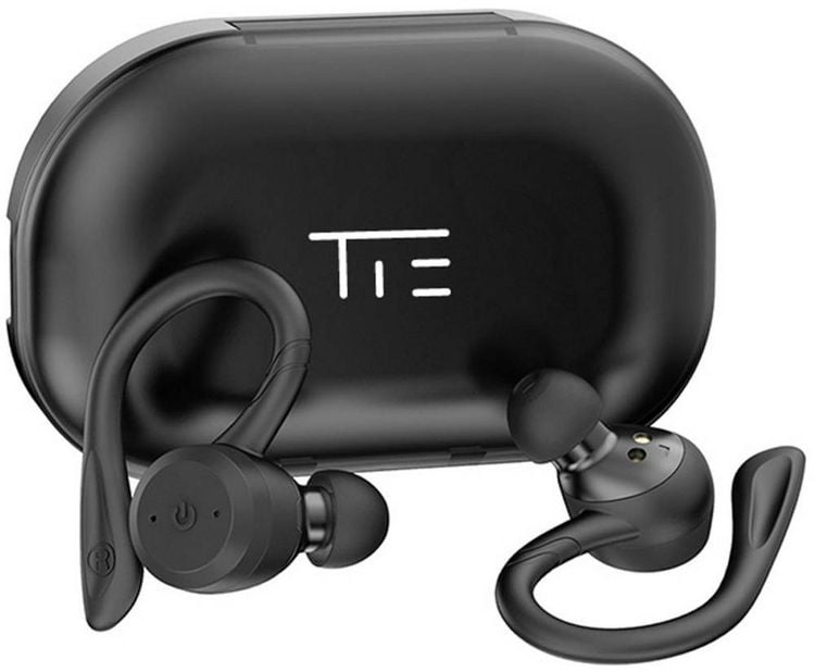 Produktbild: Tie Studio TBE1018 In Ear Kopfh&ouml;rer Bluetooth&reg; Schwarz Wasserbest&auml;ndig, Ohrb&uuml;gel Sport