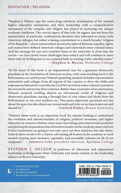 Produktbild: Searching the Soul of the College and University in America