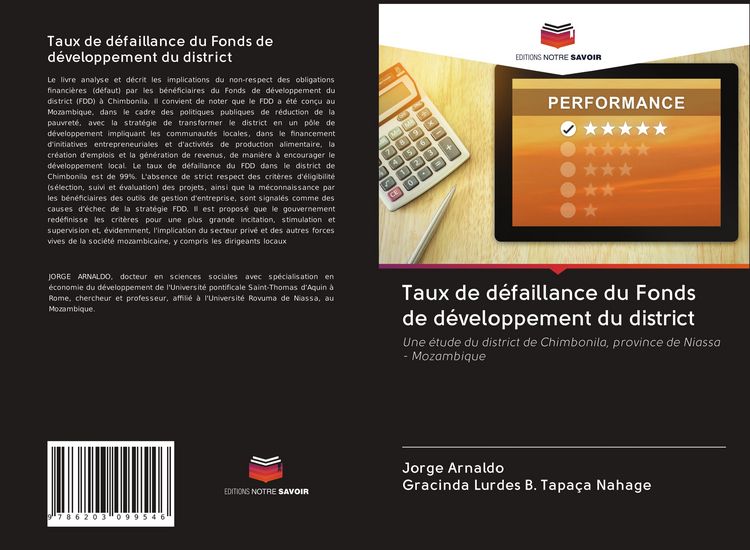 Produktbild: Taux de d&eacute;faillance du Fonds de d&eacute;veloppement du district