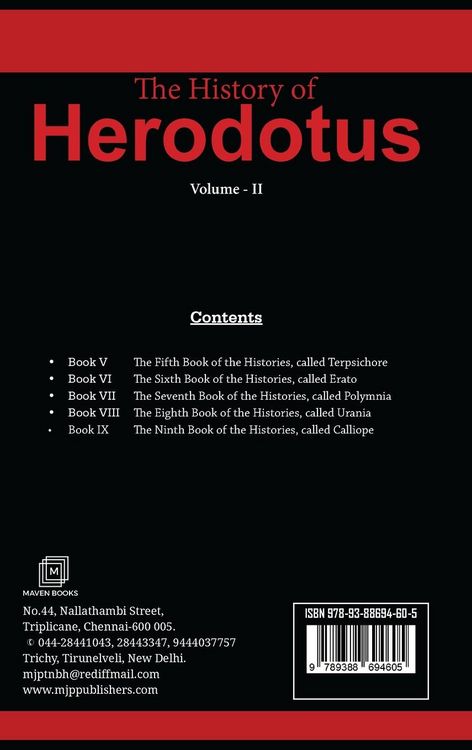 Produktbild: The History of Herodotus VOLUME - II