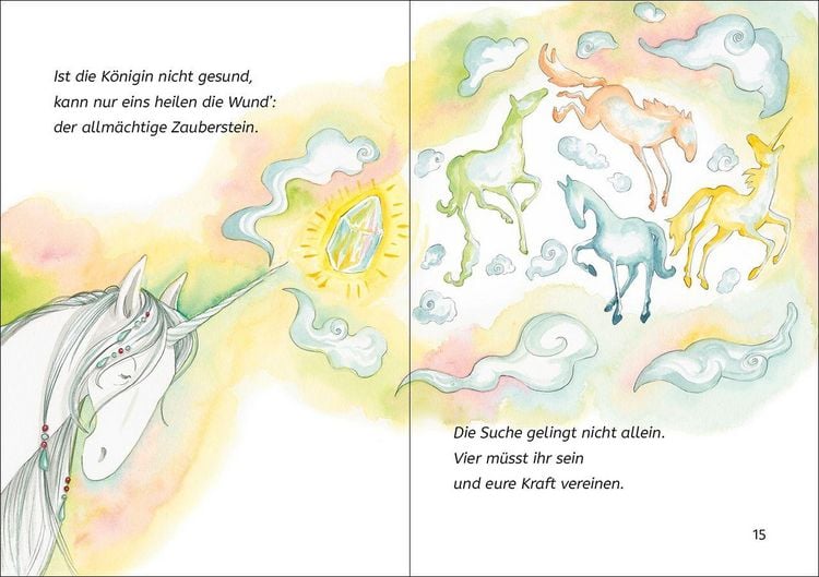 Produktbild: Lesel&ouml;wen 1. Klasse - Die Insel der magischen Pferde