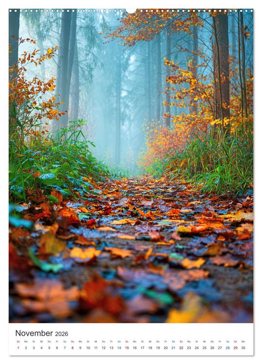 Produktbild: Natur im Jahreslauf (hochwertiger Premium Wandkalender 2026 DIN A2 hoch), Kunstdruck in Hochglanz