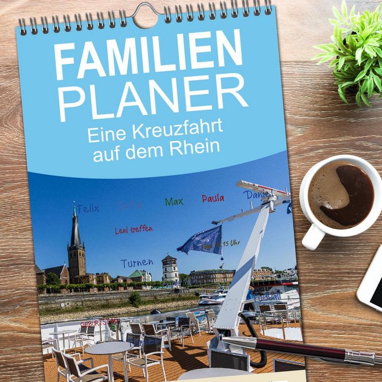 Produktbild: Familienplaner 2026 - Eine Kreuzfahrt auf dem Rhein mit 5 Spalten (Wandkalender, 21 x 45 cm) CALVENDO