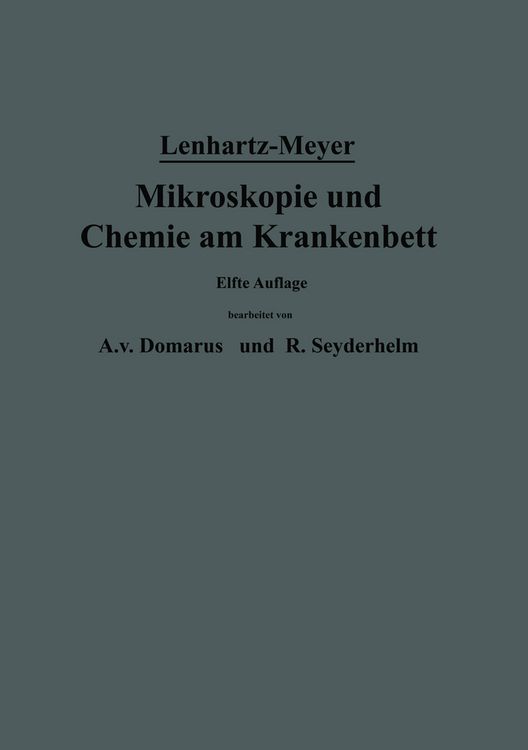 Produktbild: Mikroskopie und Chemie am Krankenbett
