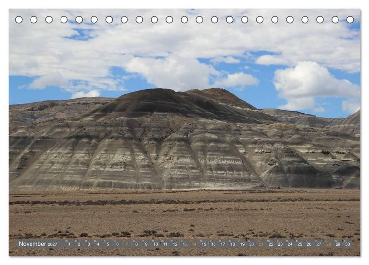 Produktbild: Patagonien, Gletscher, Berge und unendliche Weiten (Tischkalender 2027 DIN A5 quer), CALVENDO Monatskalender