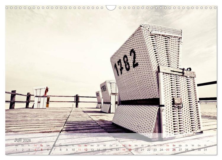 Produktbild: St. Peter-Ording durch die Jahreszeiten (Wandkalender 2026 DIN A3 quer), CALVENDO Monatskalender