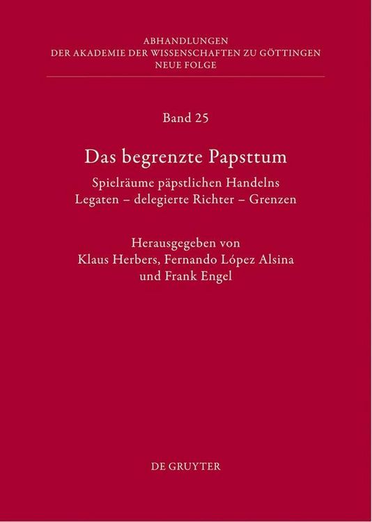 Produktbild: Das begrenzte Papsttum