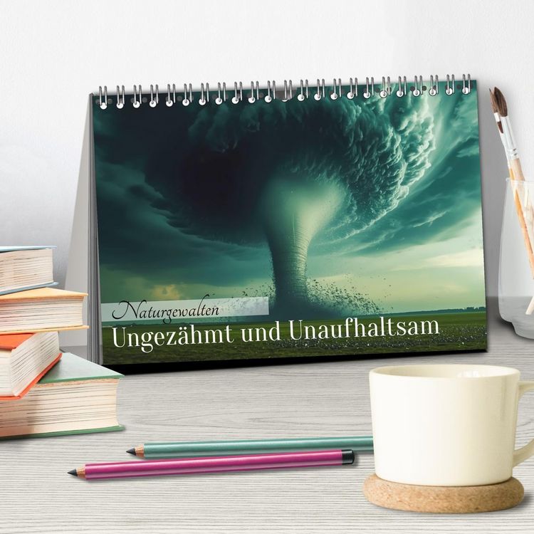 Produktbild: Naturgewalten - Ungez&auml;hmt und Unaufhaltsam (Tischkalender 2027 DIN A5 quer), CALVENDO Monatskalender