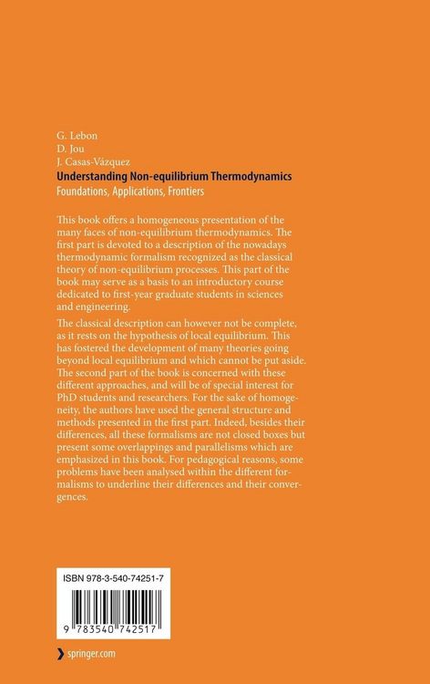 Produktbild: Understanding Non-equilibrium Thermodynamics