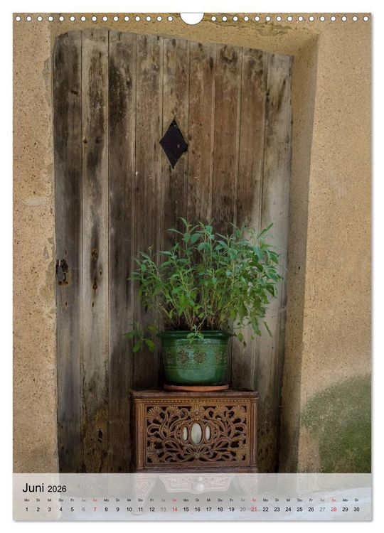 Produktbild: T&uuml;ren, Tore, Fenster der Provence (Wandkalender 2026 DIN A3 hoch), CALVENDO Monatskalender