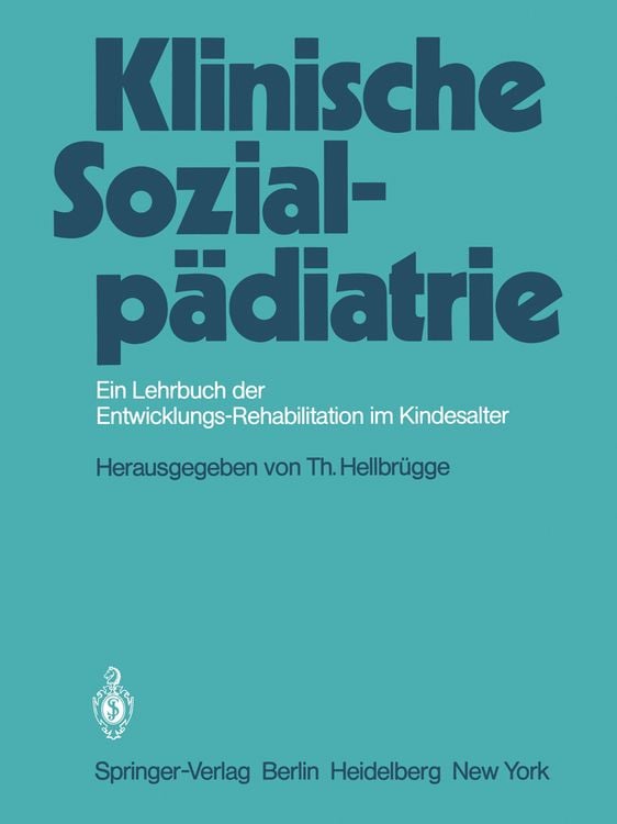 Produktbild: Klinische Sozialp&auml;diatrie