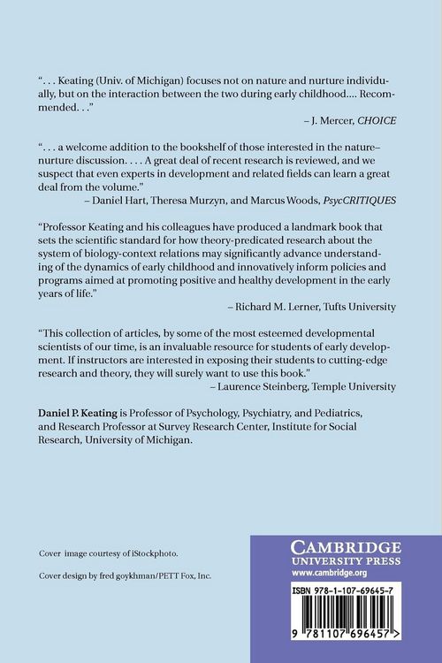 Produktbild: Nature and Nurture in Early Child Development
