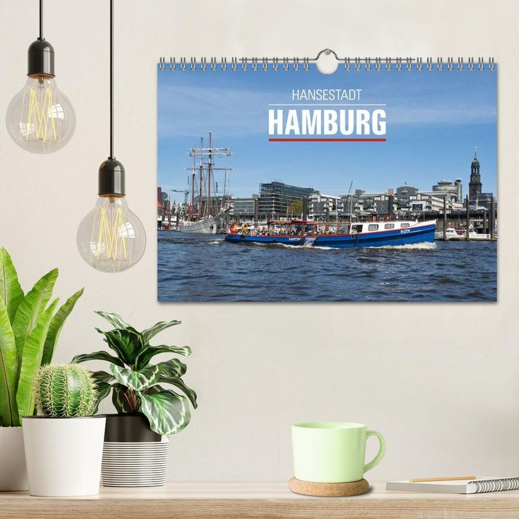 Produktbild: Hansestadt Hamburg (Wandkalender 2026 DIN A4 quer), CALVENDO Monatskalender