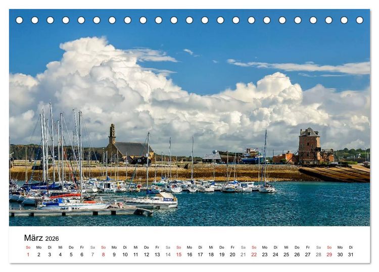 Produktbild: Bretagne &ndash; Die Halbinsel Crozon (Tischkalender 2026 DIN A5 quer), CALVENDO Monatskalender