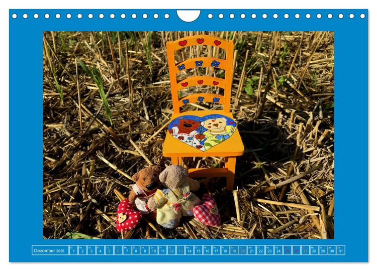 Produktbild: Der Baerchenladen, Teddys und Kunst zum Verlieben (Wandkalender 2026 DIN A4 quer), CALVENDO Monatskalender