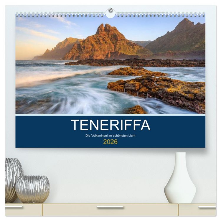 Produktbild: Teneriffa - Die Vulkaninsel im sch&ouml;nsten Licht (hochwertiger Premium Wandkalender 2026 DIN A2 quer), Kunstdruck in Hochglanz