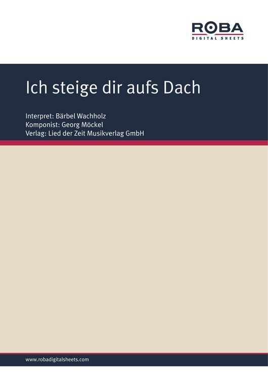 Produktbild: Ich steige dir aufs Dach
