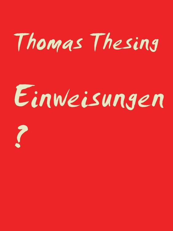 Produktbild: Einweisungen ?
