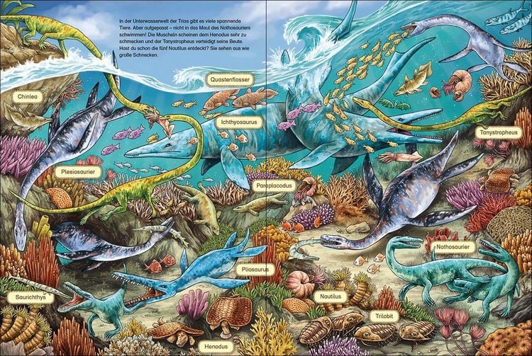 Produktbild: Das gro&szlig;e Wimmelbuch der Dinosaurier