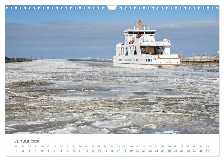 Produktbild: Moin Norden-Norddeich (Wandkalender 2026 DIN A3 quer), CALVENDO Monatskalender