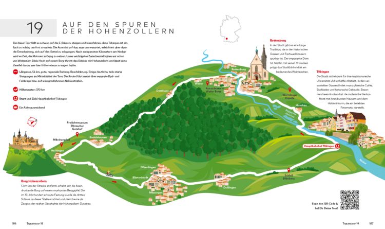 Produktbild: BVA Traumtouren mit dem E-Bike in Deutschland