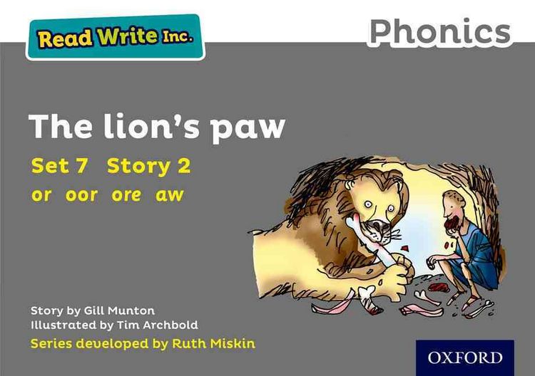 Produktbild: Read Write Inc. Phonics: The Lion's Paw (Grey Set 7 Storybook 2)