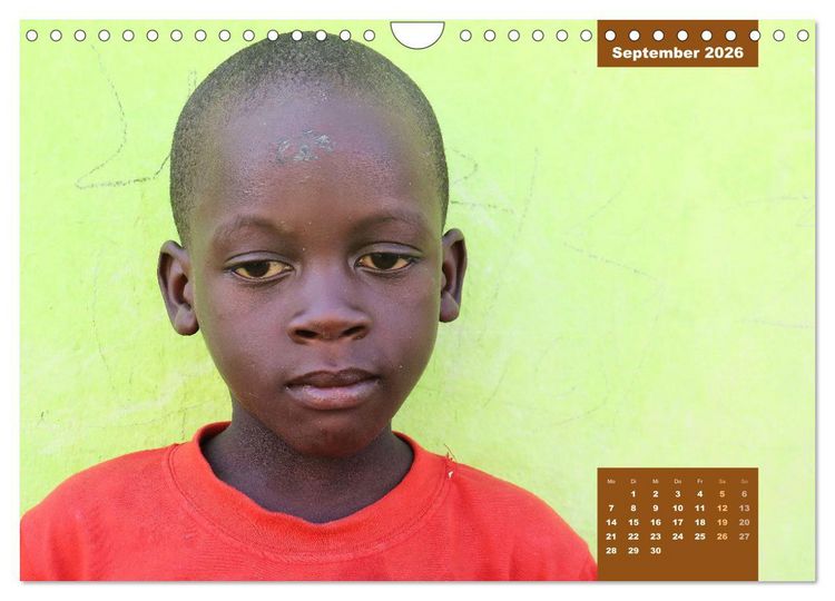 Produktbild: Kinderportr&auml;ts aus Afrika (Wandkalender 2026 DIN A4 quer), CALVENDO Monatskalender