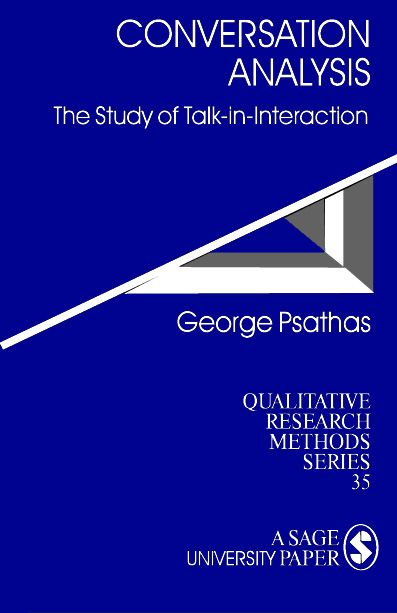 Produktbild: Psathas, G: Conversation Analysis