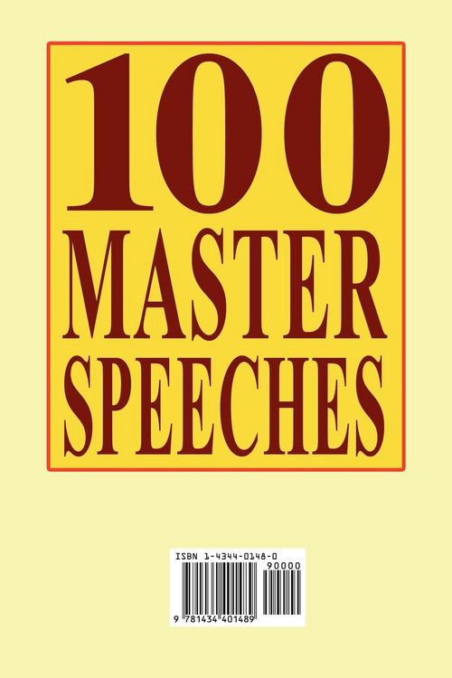 Produktbild: 100 Master Speeches