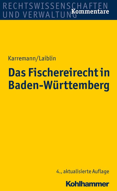 Produktbild: Das Fischereirecht in Baden-W&uuml;rttemberg