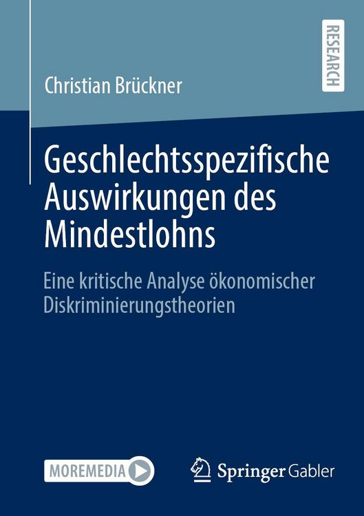 Produktbild: Geschlechtsspezifische Auswirkungen des Mindestlohns