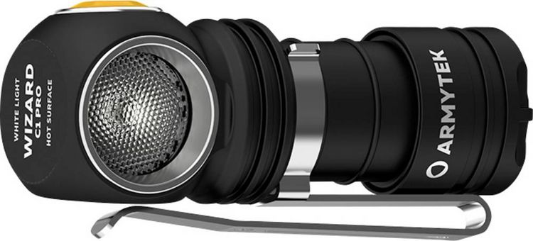 Produktbild: ArmyTek Wizard C1 Pro Magnet White F09001C LED Stirnlampe mit Magnethalterung akkubetrieben 1000 lm 1440 h 55 g