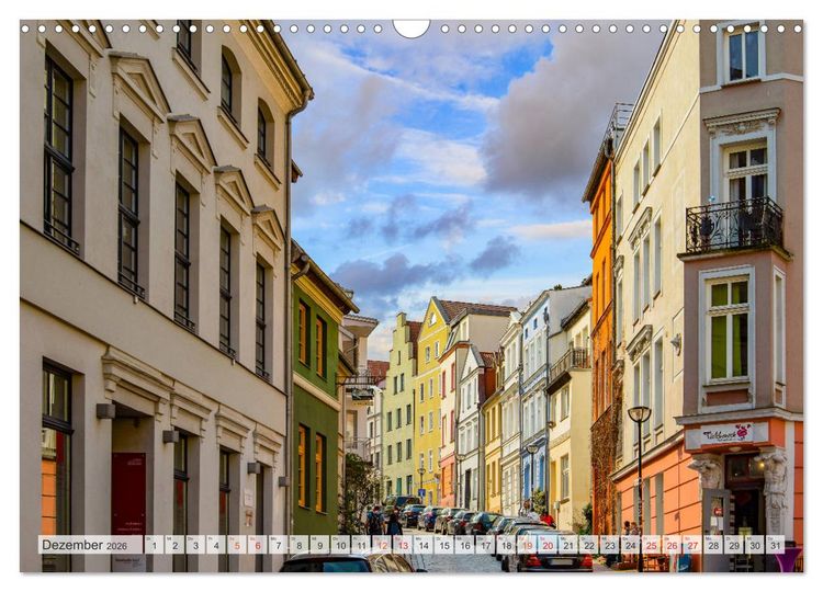 Produktbild: Rostock Impressionen (Wandkalender 2026 DIN A3 quer), CALVENDO Monatskalender
