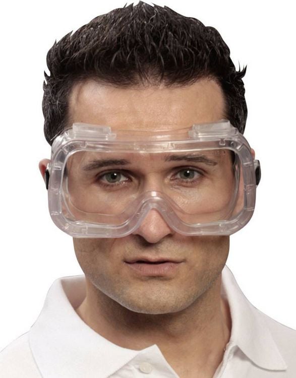 Produktbild: Ekastu 277 381 Vollsichtbrille Schwarz EN 166-1 DIN 166-1